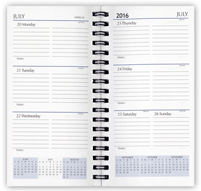 2016 twin wire weekly monthly calendar refill